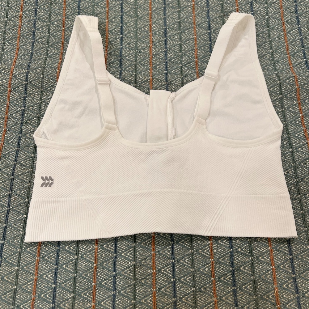 All In Motion Front Zip Sports Bra--Size Large - Picture 2 of 2